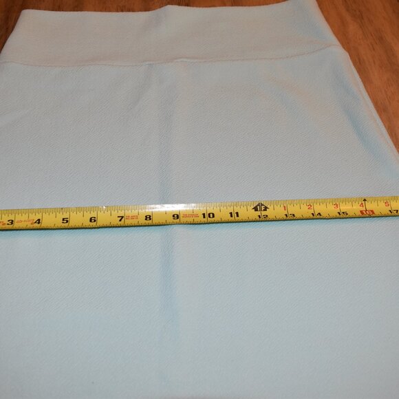 Large Blue Cassie Pencil Skirt $15 Stretch material Made in the USA - Picture 8 of 11